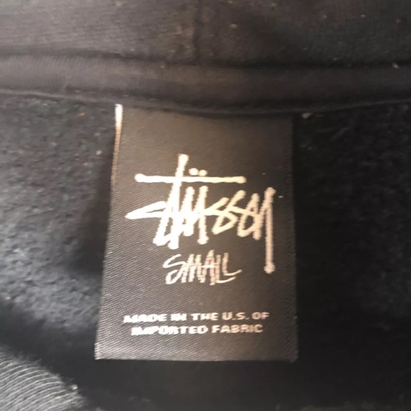 STUSSY No 4 Desert Camo Vintage Hoodie Sweatshirt - Picture 6 of 10